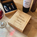 Personalised Merry Christmas Wine Gift Set