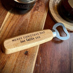 Personalised Christmas Bottle Opener