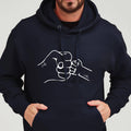 Personalised Fist Bump Hoodie