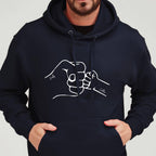 Personalised Fist Bump Hoodie