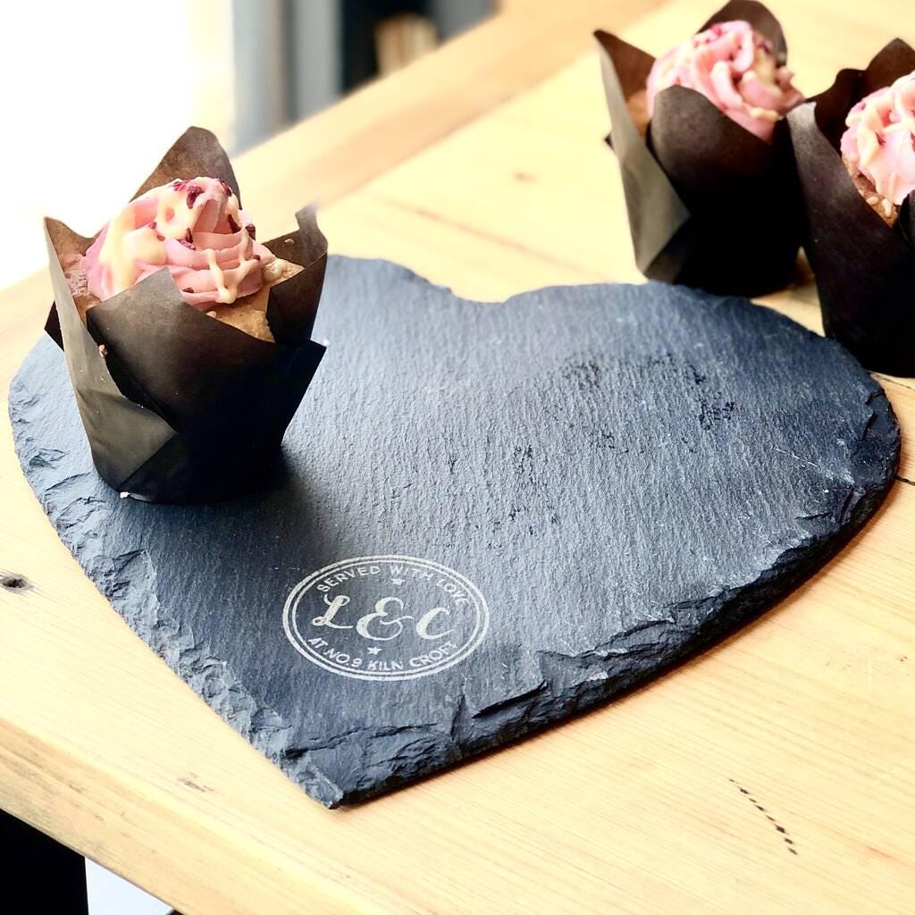 Served With Love Heart Shaped Serving Platter