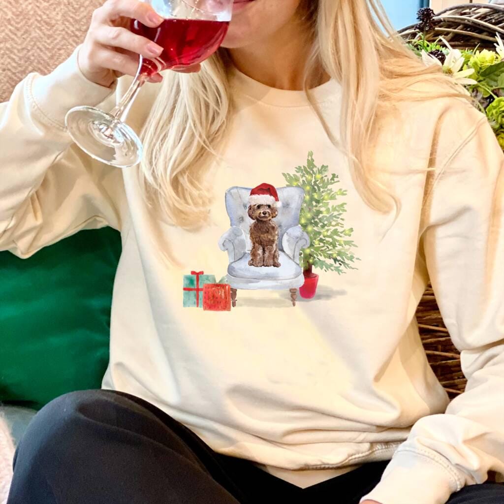 Personalised Dog Lover Christmas Jumper