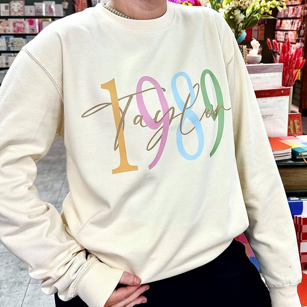 Personalised Year Of Birth Colourful Jumper