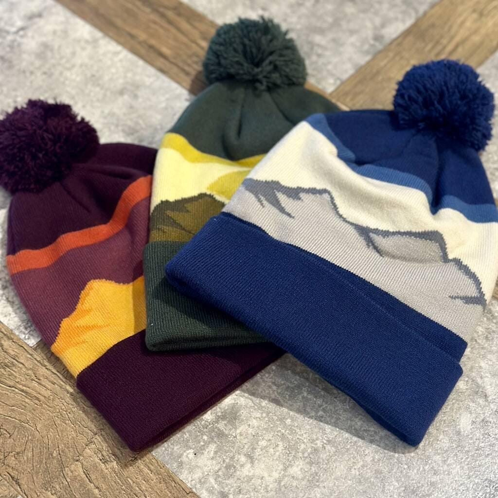 Personalised Mountain Peak Skiing Hat