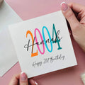 Personalised Birth Year 21st Birthday Card