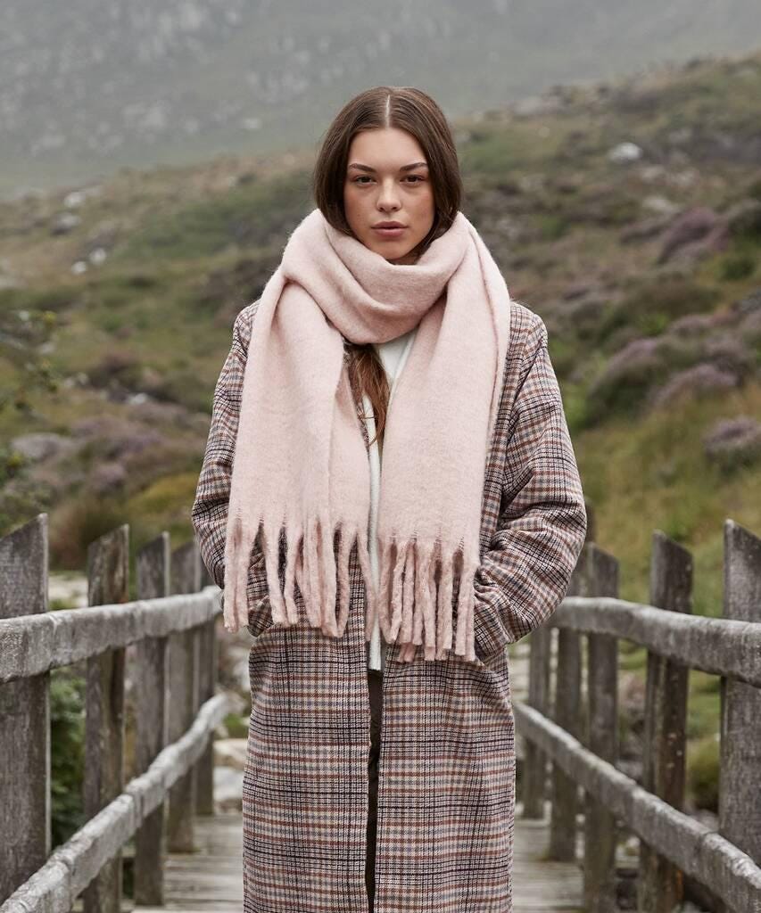 Personalised Fluffy New Wife Scarf