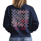 Personalised Cocktail Apres Ski Club Skiing Jumper