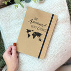 Personalised World Map Travel Journal