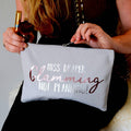 Personalised Glamming Not Planning Teacher Makeup Bag