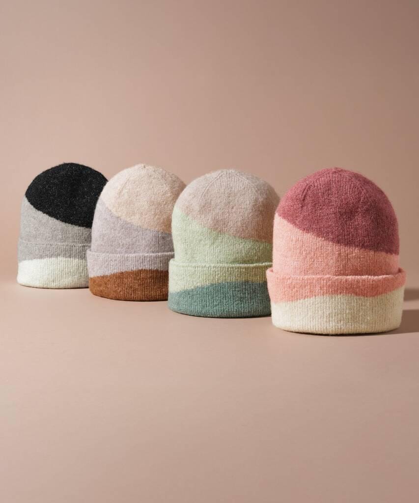 Personalised Ombre Knitted Winter Hat