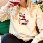 Personalised Santa Reformer Pilates Ho Ho Hold Christmas Jumper