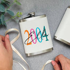 Personalised Birth Year 21st Birthday Hip Flask