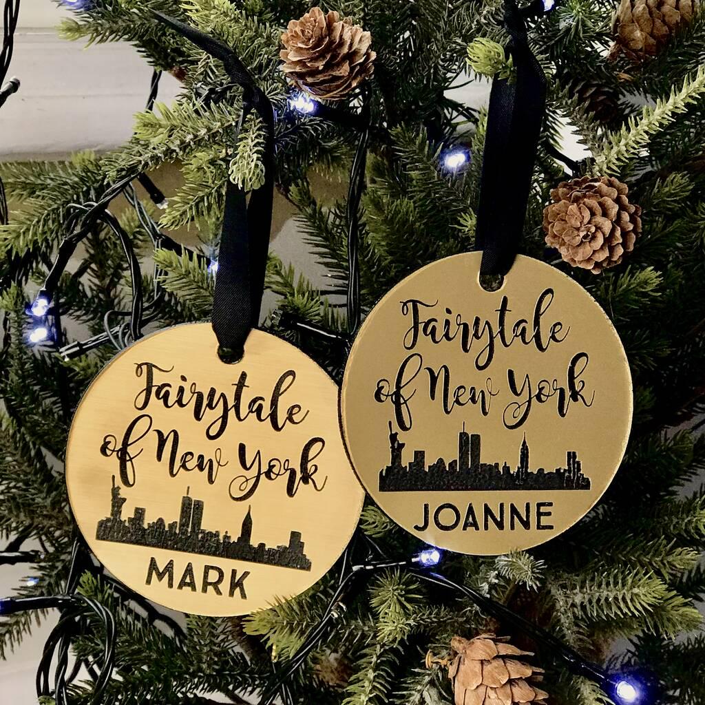 Fairytale Of New York Christmas Decoration
