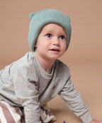 Personalised Knitted Baby Winter Hat With Ears