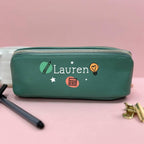 Personalised Drawing Back To School Open Flat Pencil Case