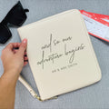 Personalised And So Our Adventure Begins Travel Wallet for Honeymoon