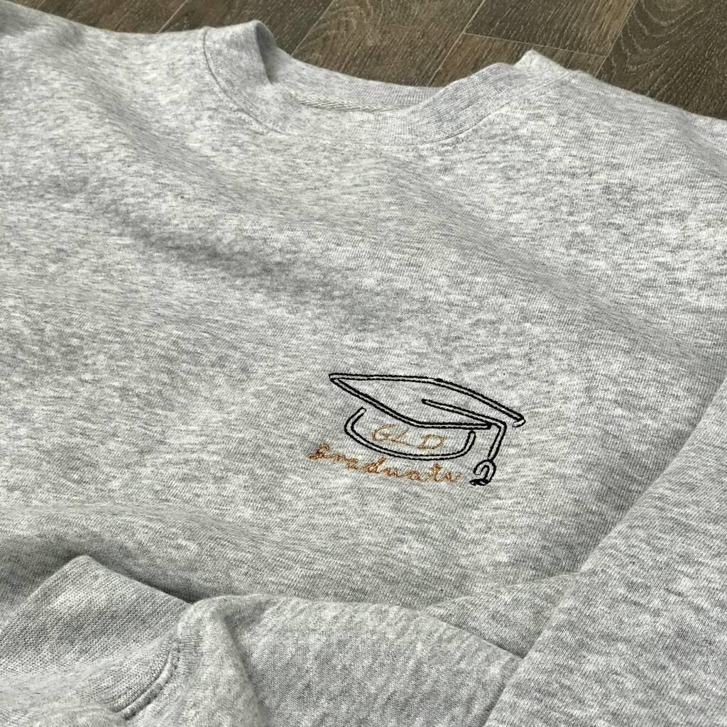 Personalised Embroidered Graduate Jumper
