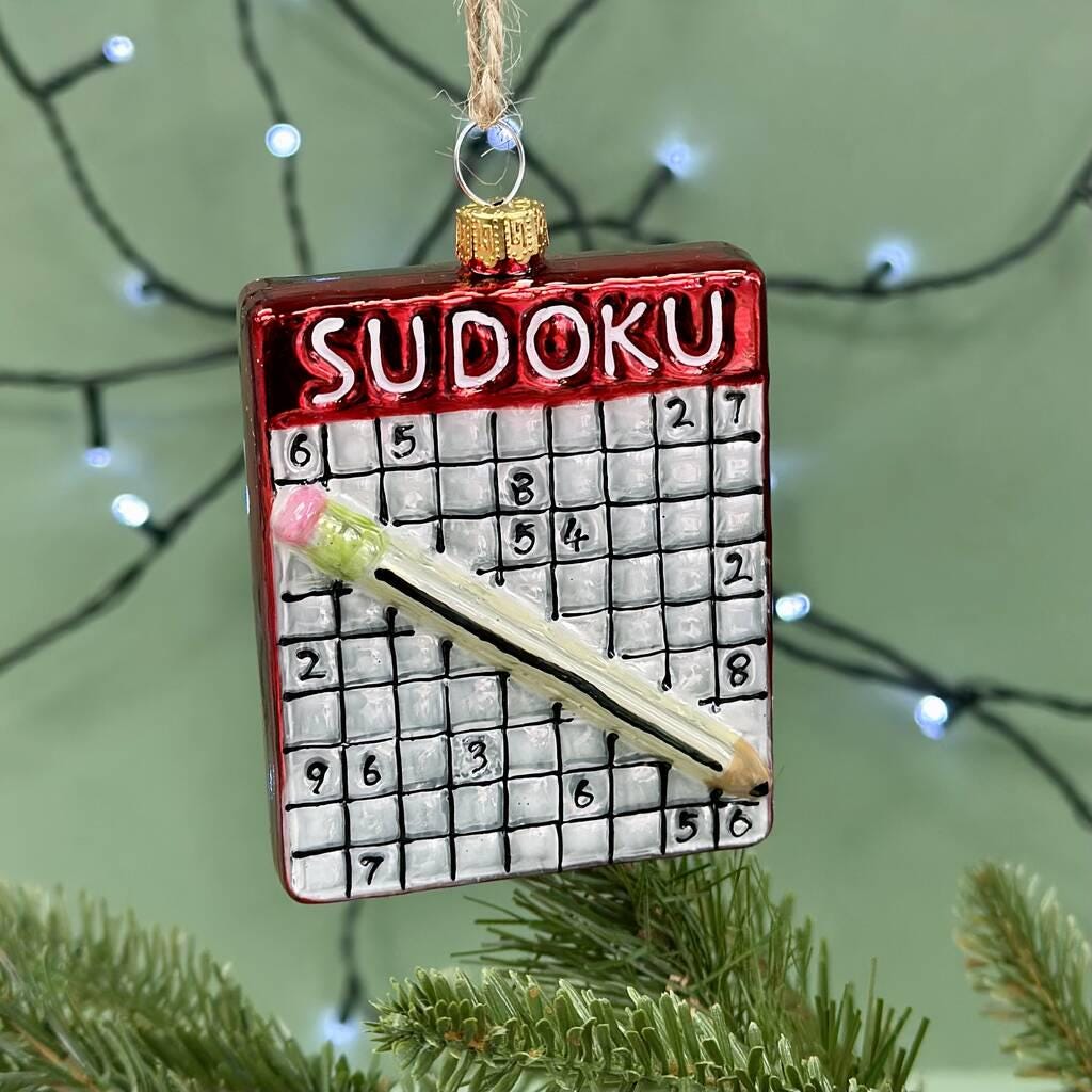Personalised Sudoku Bauble