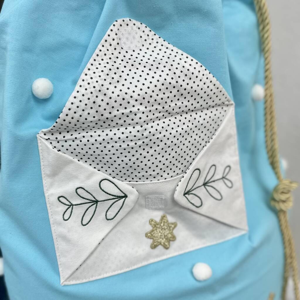 Personalised Letter To Santa Polar Bear Santa Sack