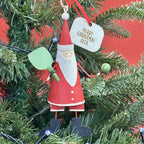 Personalised Padel Ball Santa Bauble