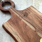 Personalised Extra Long Acacia Board With Circle Handle