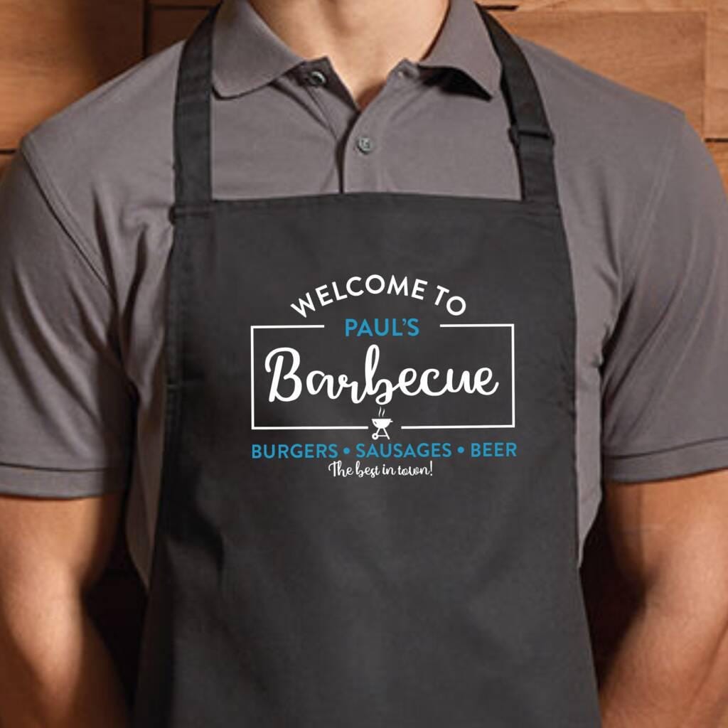 Personalised Welcome To Barbecue Apron