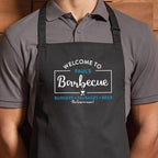 Personalised Welcome To Barbecue Apron