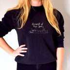 Personalised Fairytale Of New York Embroidered Jumper