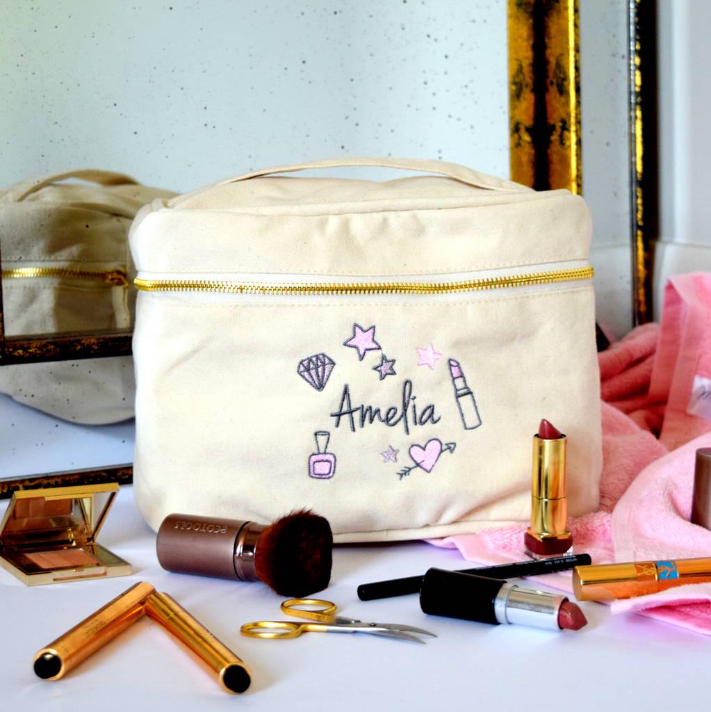 Personalised Girls Sleepover Vanity Case