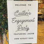 Featuring Groom Engagement Party Sign