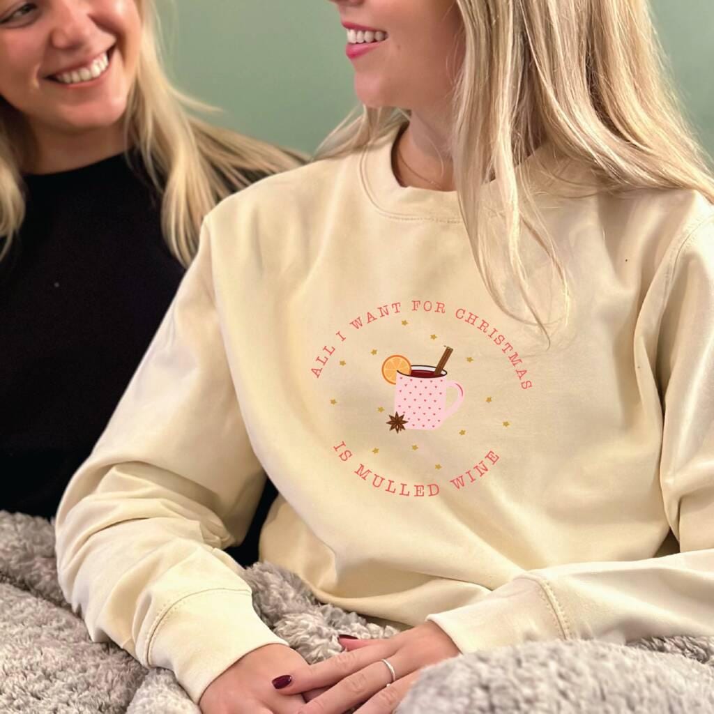 All I Want For Christmas Is Mulled Wine Jumper