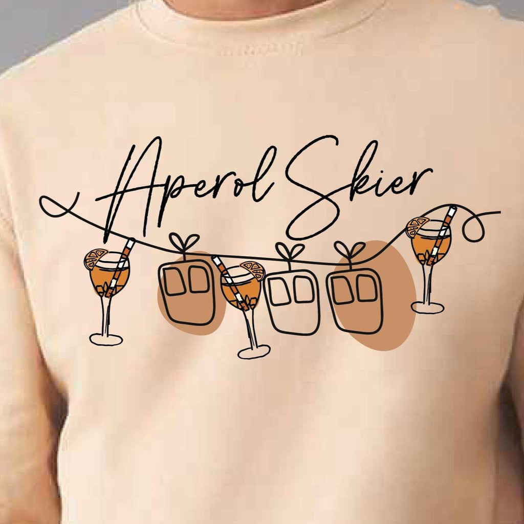 Personalised Aperol Skier Jumper for Ski Holiday
