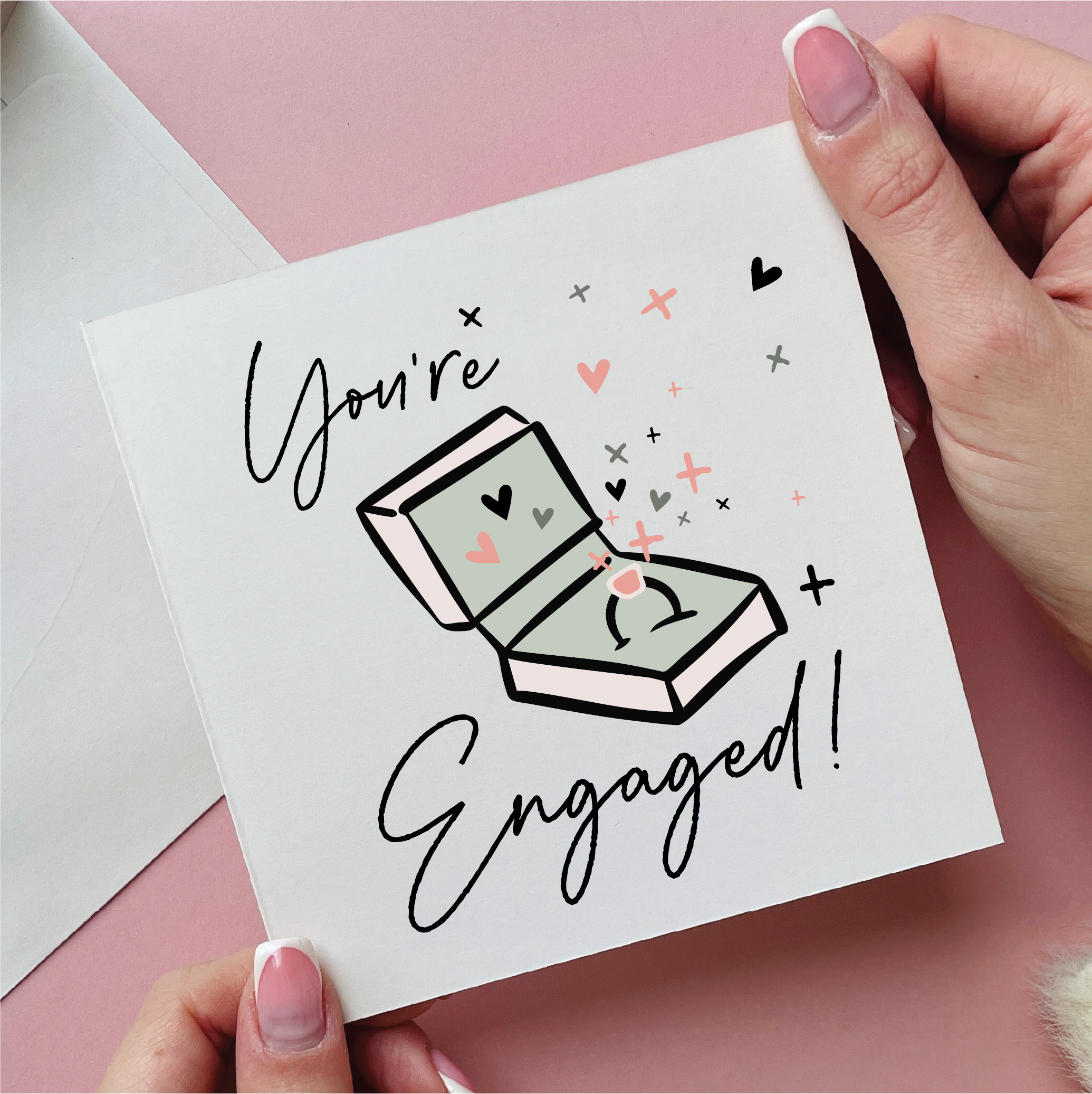 Engagement Ring You're Engaged Card