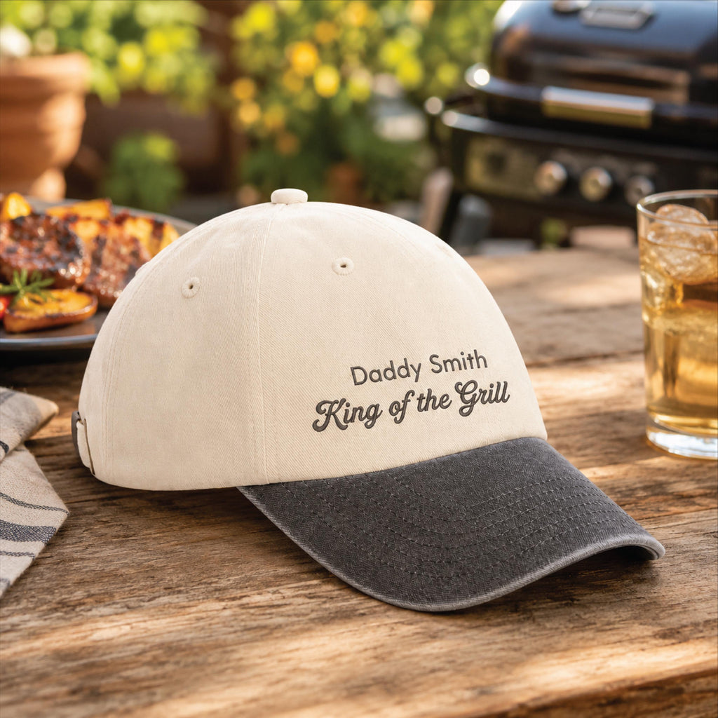 Personalised King Of The Grill Cap