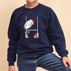 Personalised Welsh Rugby Christmas Jumper For Kids