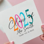 Class Of 2025 Teacher Thank You Card