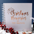 Personalised Christmas Memories Album Or Scrapbook