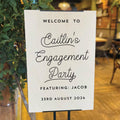 Featuring Groom Engagement Party Sign