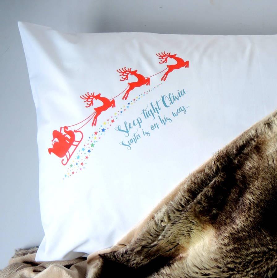 Personalised Kids Christmas Eve Pillowcase