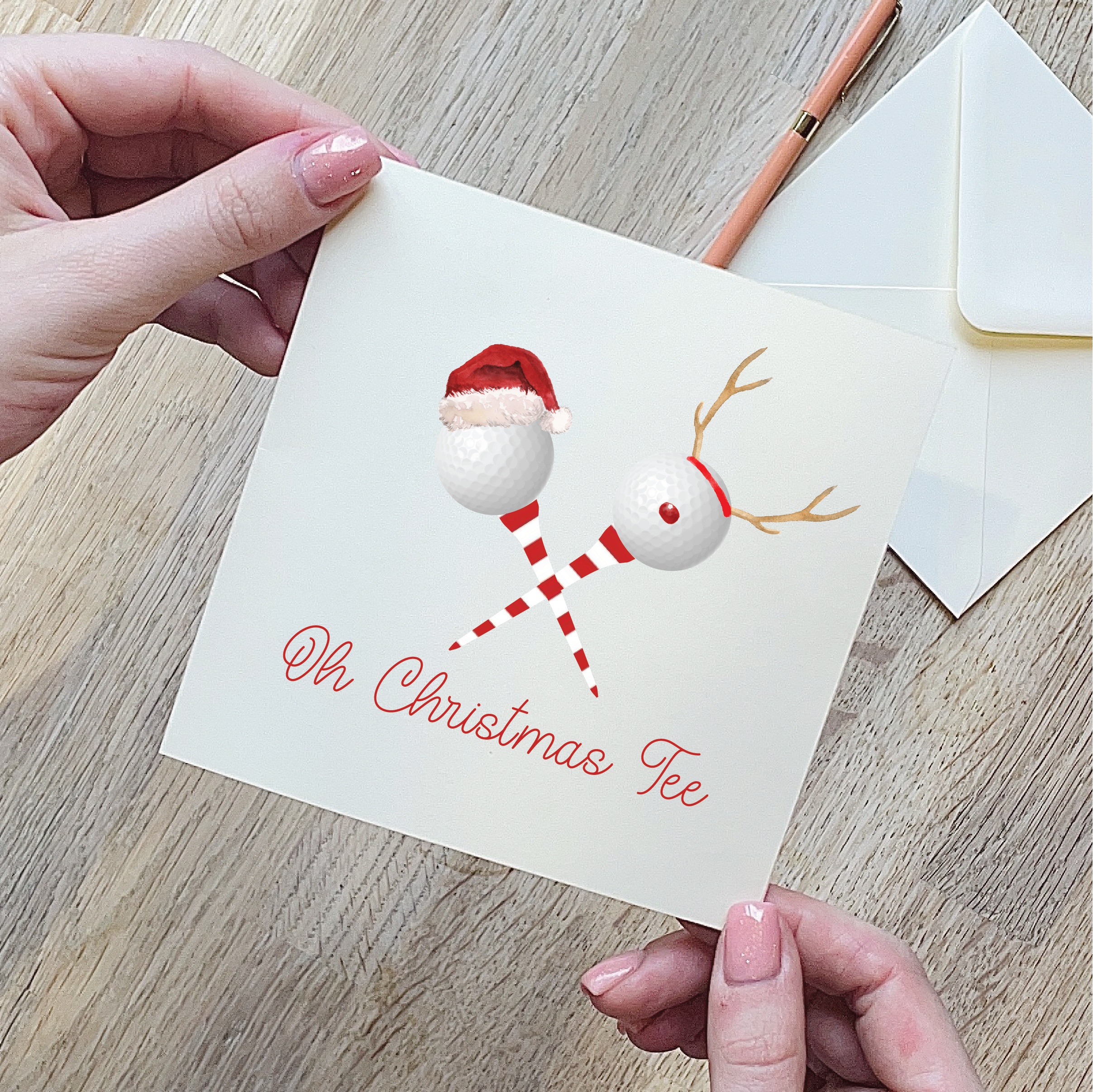 Oh Christmas Tee Christmas Card