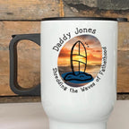 Personalised Surfing Dad Travel Mug