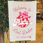 Personalised Last Rodeo Hen Party Sign