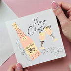 Turkey Wine Christmas Card