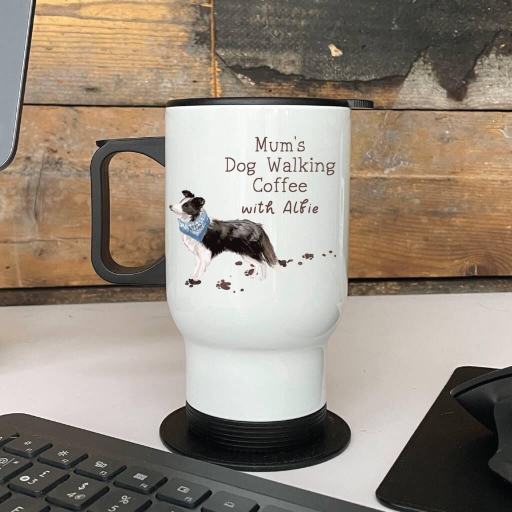 Personalised Dog Breed Coffee Travel Mug