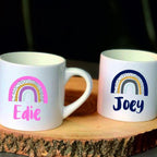 Personalised Kids Rainbow Mini Mug