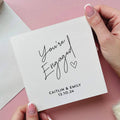 Personalised You're Engaged Engagement Card