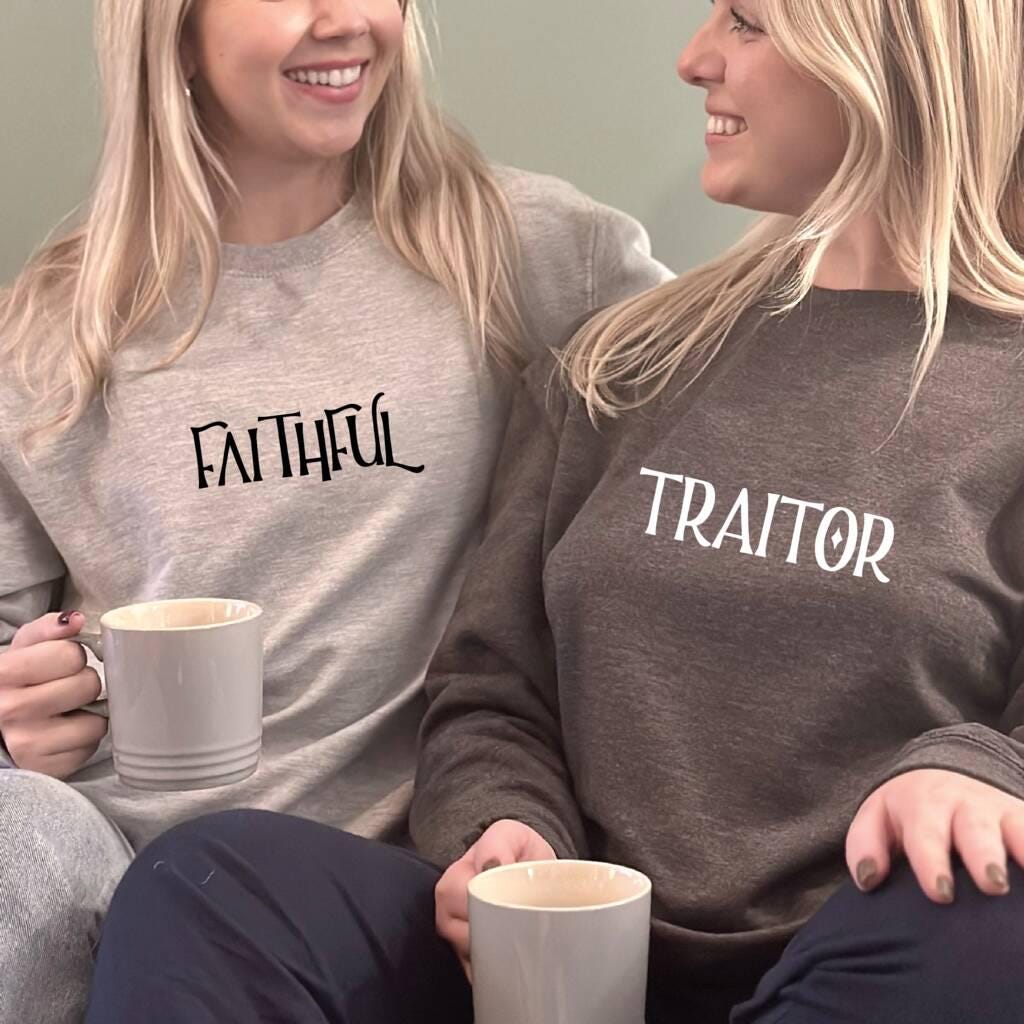 Personalised Faithful Or Traitor Jumper