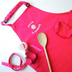 Kids Personalised Embroidered Apron