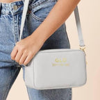 Personalised Cross Body Hand Bag With Heart Motif