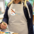 Personalised Artist Painting Apron